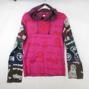 Rising International Bright Patchwork Hoodie